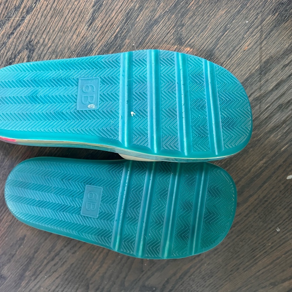 Tory Burch Bubble Jelly Iridescent Tuscan Sea - Picture 7 of 8